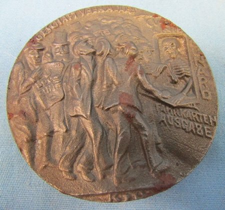  German WWI Lusitania Table Medal and Box — image 6