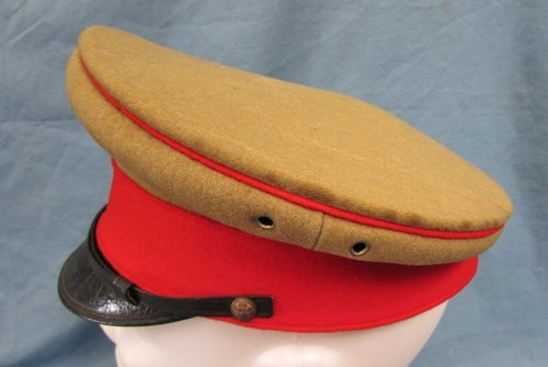  Japanese WWII Army Officers Visor Hat, Nice Quality — image 4
