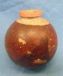 Japanese WWII Brown Finished Ceramic Grenade INERT