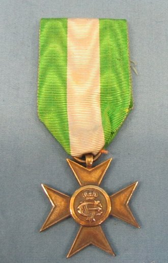  Italian WWII Era Victor Emanuel Long Service Cross — image 2