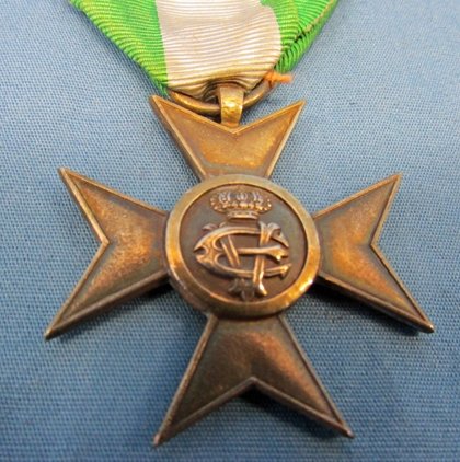  Italian WWII Era Victor Emanuel Long Service Cross — image 3