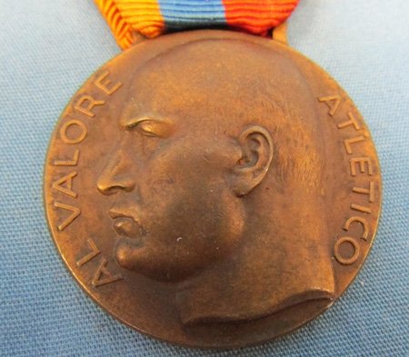 Italian WWII Fascist Medal for Athletic Valor — image 3