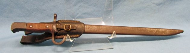  Japanese WWII Type 30 Bayonet Hikari Seki Nagoya Hourglass Mfg, With Frog — image 2