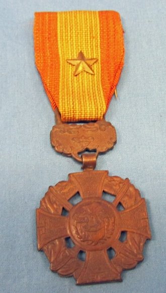  Vietnam, Vietnam War Army Gallantry Cross w' Star. In Country Made — image 2