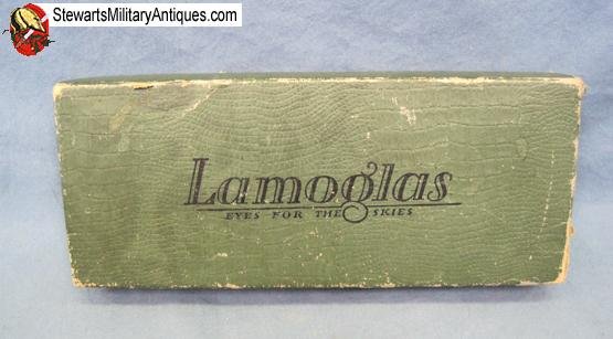  US 1930s Lamoglas Flying Goggles & Case — image 2