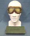 US 1930s Lamoglas Flying Goggles & Case