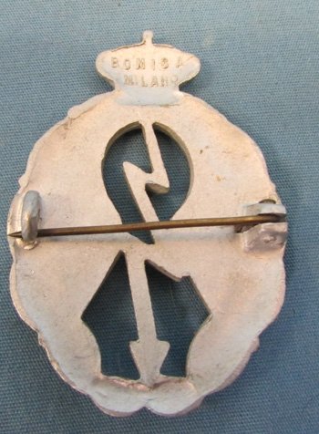  Italian WWII Distinguished Diver Aircraft Badge, 1st Class, Gold — image 4