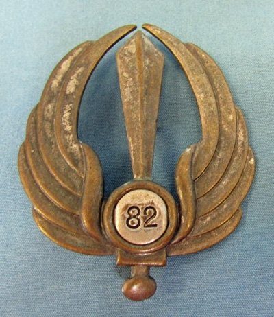  Italian WWII 82nd Folgore Division Cap Badge — image 2