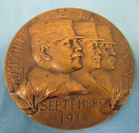  French WWI Table Medal, Battle of the Marne, September 1914 — image 2