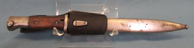  German WWII S84/98 Bayonet & Frog, Matching, J.Sch 1937 — image 2