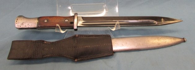  German WWII S84/98 Bayonet & Frog, Matching, J.Sch 1937 — image 7