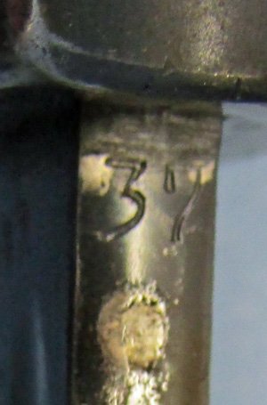  German WWII S84/98 Bayonet & Frog, Matching, J.Sch 1937 — image 9