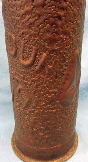  German WWI Trench Art Shell Casing, Verdun 1919 — image 4
