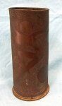 US WWI Decorated Shell Casing, Art Deco Design,