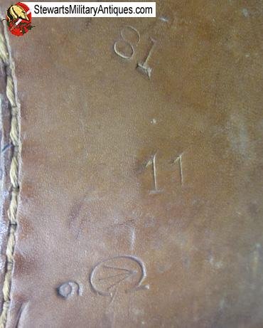  British Canadian WWII Canvas & Leather Shoes, Size 11 — image 5