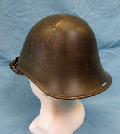  Dutch WWII M1934 Steel Helmet & Liner — image 4