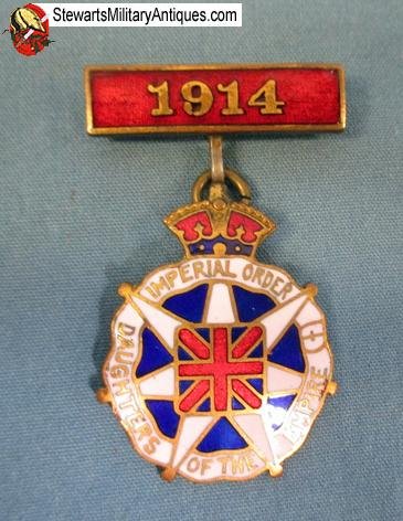  Canadian WWI 1914 Daughters of the Empire Badge — image 2