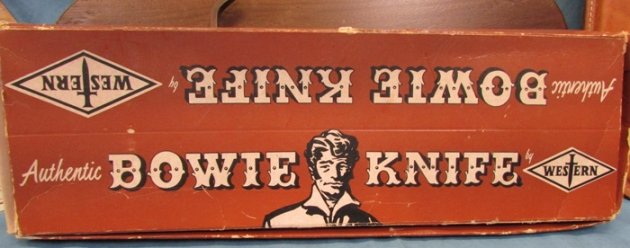  US Vietnam War Era, Western W49 Bowie Knife, Box & Display Stand — image 5