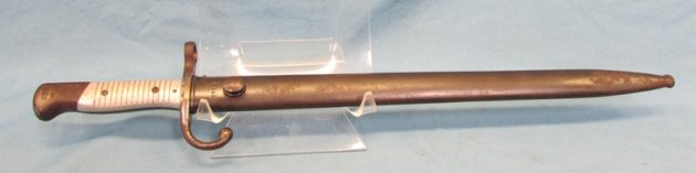  Argentine M1891 Mauser Bayonet, Aluminum Grip, Weyersberg Mfg, Matching — image 2