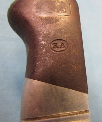  Argentine M1891 Mauser Bayonet, Aluminum Grip, Weyersberg Mfg, Matching — image 3