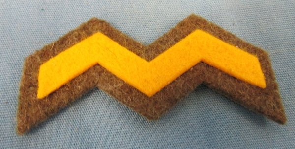  Japanese WWII Branch Of Service M, Yellow, Artillery — image 2