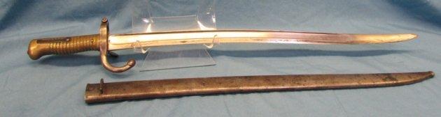  French M1855 Chassepot Bayonet & Scabbard — image 3