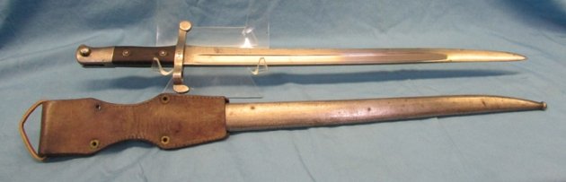  Portuguese M1885 Kropatschek Rifle Bayonet — image 4