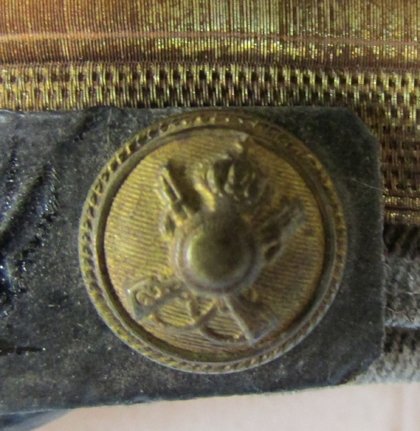  Italian WWII White Topped Infantry Officers Visor Hat, Rank Lt.Colonel — image 6