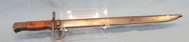  Japanese WWII Type 30 Bayonet, Hikari Seiki, Blue Blade — image 2