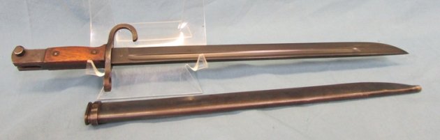  Japanese WWII Type 30 Bayonet, Hikari Seiki, Blue Blade — image 4