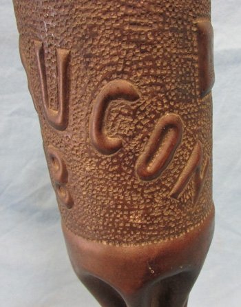  French WWI 75mm Trench Art Vase, Montfaucon 1918, — image 4