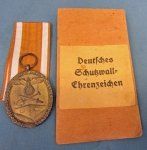 German WWII Westwall Medal & Issue Envelope