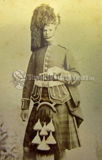  British 19th Century CDV, Highland Soldier, Stirling Photographer — image 3