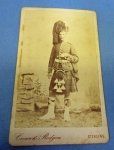 British 19th Century CDV, Highland Soldier, Stirling Photographer