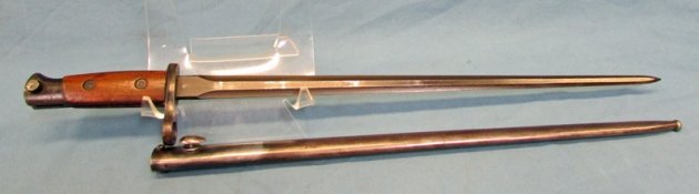  Belgium M1924 Epee' Bayonet & Scabbard — image 3