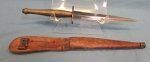 British WWII Fairbairn-Sykes, Brass Handled Commando Knife
