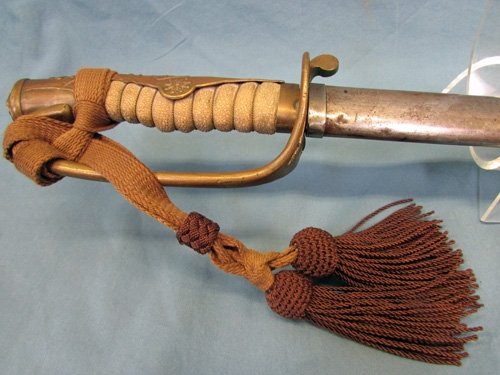  Japanese Pre WWII Era, Unusual Civil Officials Sword and Knot — image 3