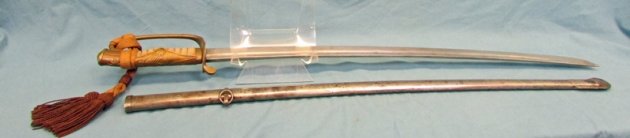  Japanese Pre WWII Era, Unusual Civil Officials Sword and Knot — image 8