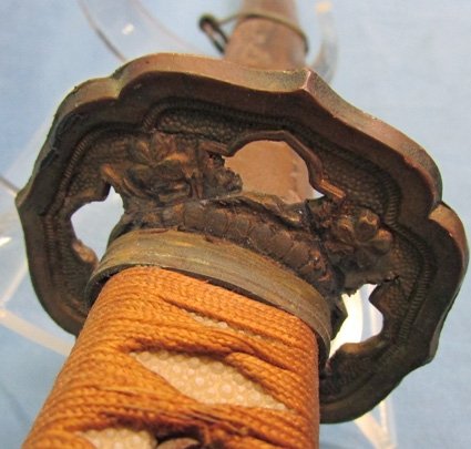  Japanese Pre WWII Child's Army Samurai Sword & Knot — image 5