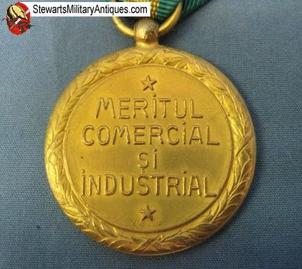  Romanian King Carol Medal for Commercial & Industrial Merit — image 4