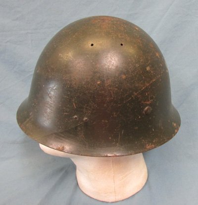  Japanese WWII Type 30 Steel Helmet Shell — image 2