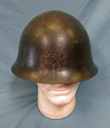  Japanese WWII Type 30 Steel Helmet Shell — image 3