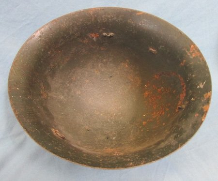  Japanese WWII Type 30 Steel Helmet Shell — image 5