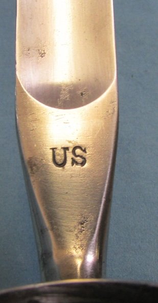  US Civil War M1858 Springfield Bayonet & Leather Scabbard — image 4