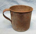 US Spanish American War Era, Drawn Steel, Issue Drinking Cup