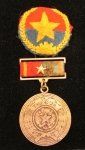 Vietnam Cloth Hat Insignia & Thi-Dua Medal