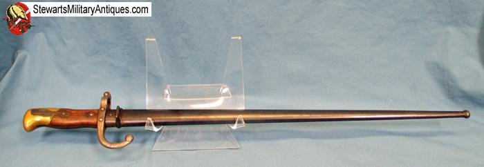  Greek Issue M1874 Gras Rifle Bayonet, Steyr 1877 — image 3