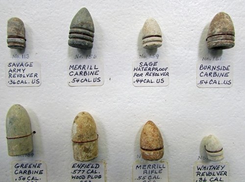  US Civil War 54 Piece Bullet Collection, Gardiner Explosive, Shaler Sectional — image 4