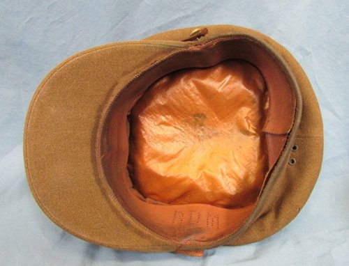  British WWII Royal Artillery Officers Service Visor Hat — image 6