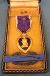 US Korean War, Named Purple Heart & Sterling CIB